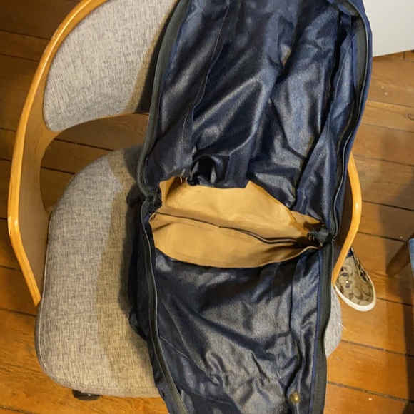 NWT Jansport Backpack Navy  and brown - Picture 6 of 6